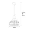 Lustra, Tatum, 584TTM1165, Fier, Negru
