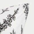 Lenjerie de pat King Size, Camilla, Homla, 3 piese, 200x220 cm, microfibra din poliester, alb/negru