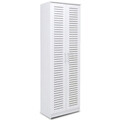 Pantofar cu 2 usi Sante, Pakoworld, 21 perechi pantofi, 60x37x183 cm, MDF/PAL, alb