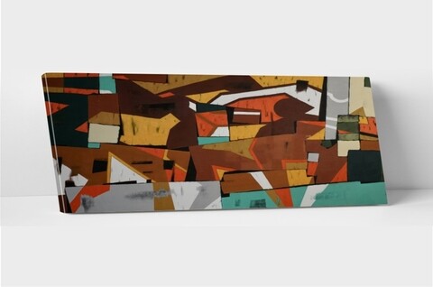 Tablou decorativ darger, modacanvas, 30x90 cm, canvas, multicolor