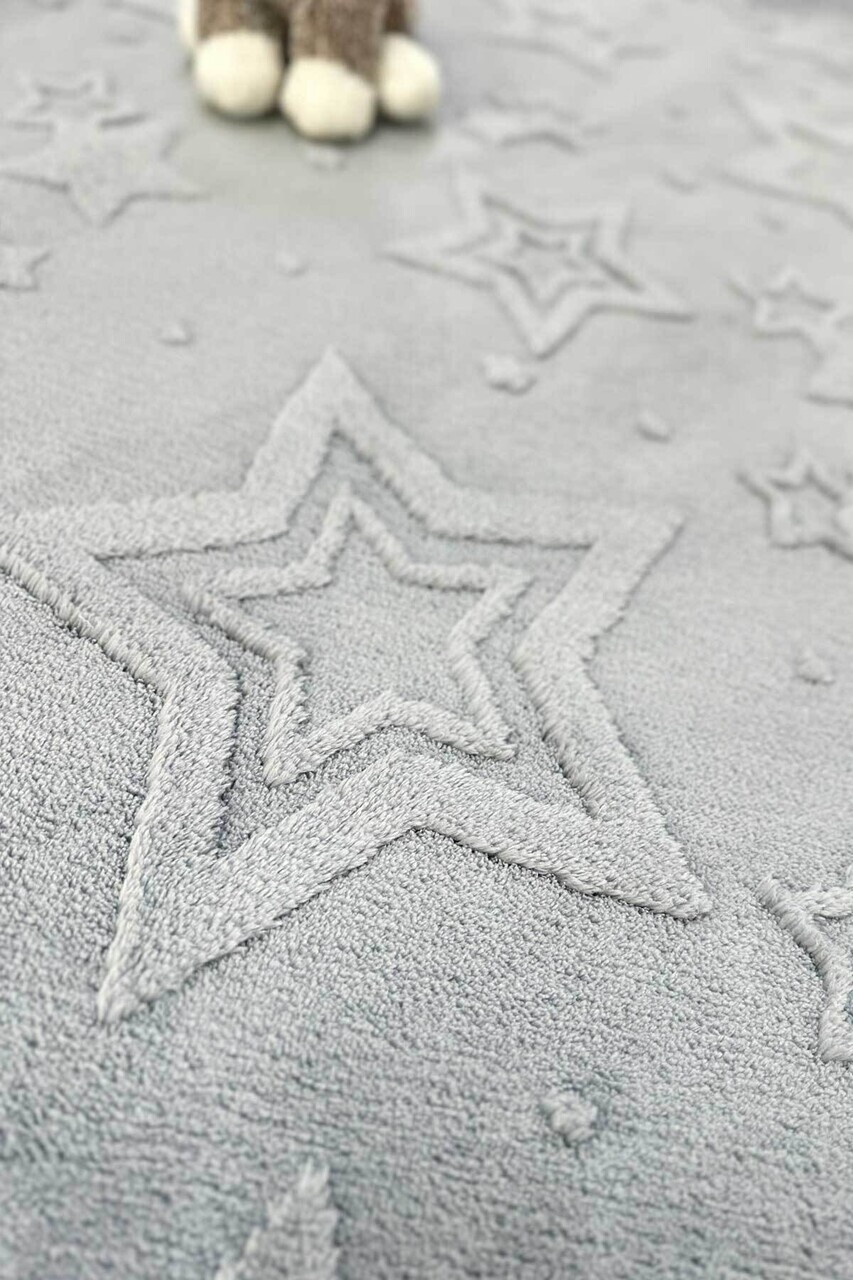 Covor, CLR-STARY-ÇOCUK-29, 120x300 cm, Poliester, Gri — imaginea 3