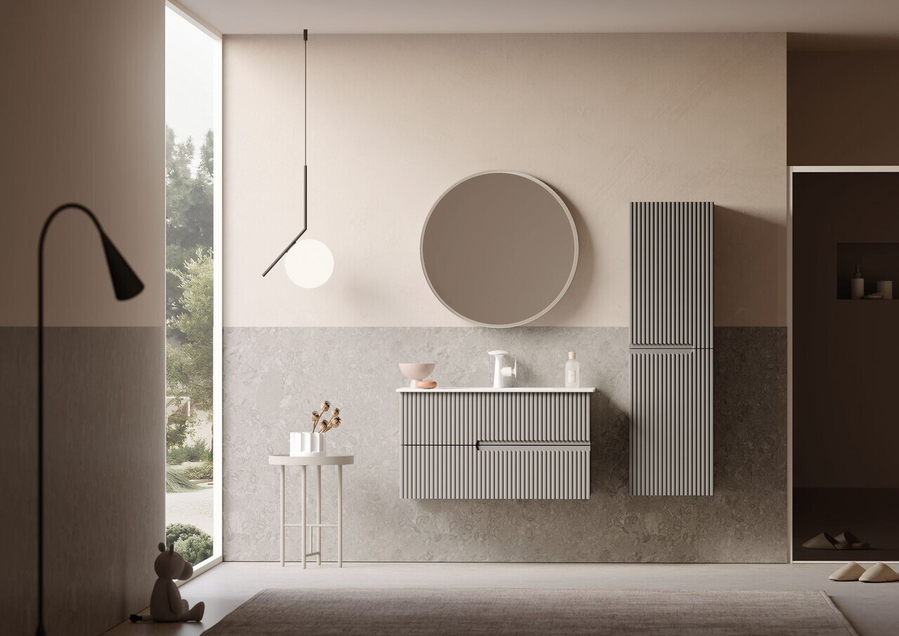 Dulap de baie, Hanah Home, Moonlight 40, Nurcă mată — imaginea 2