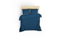 Lenjerie de pat dubla (DE), Stripe - Blue, Cotton Box, Bumbac Satinat