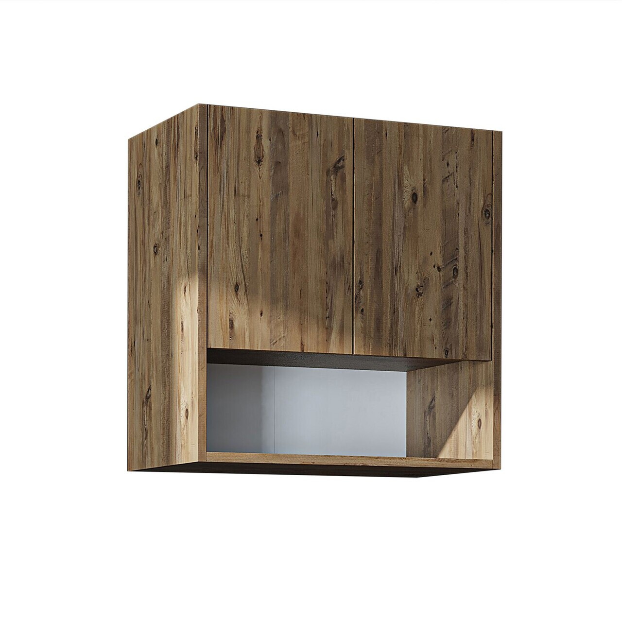 Dulap de baie, Hanah Home, 2825, 65x60x30 cm, PAL MELAMINAT, Maro — imaginea 6