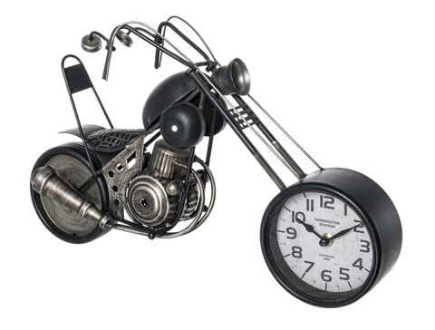 Ceas de masa Charles Motorcycle, Bizzotto, 45×13.5×28 cm, otel