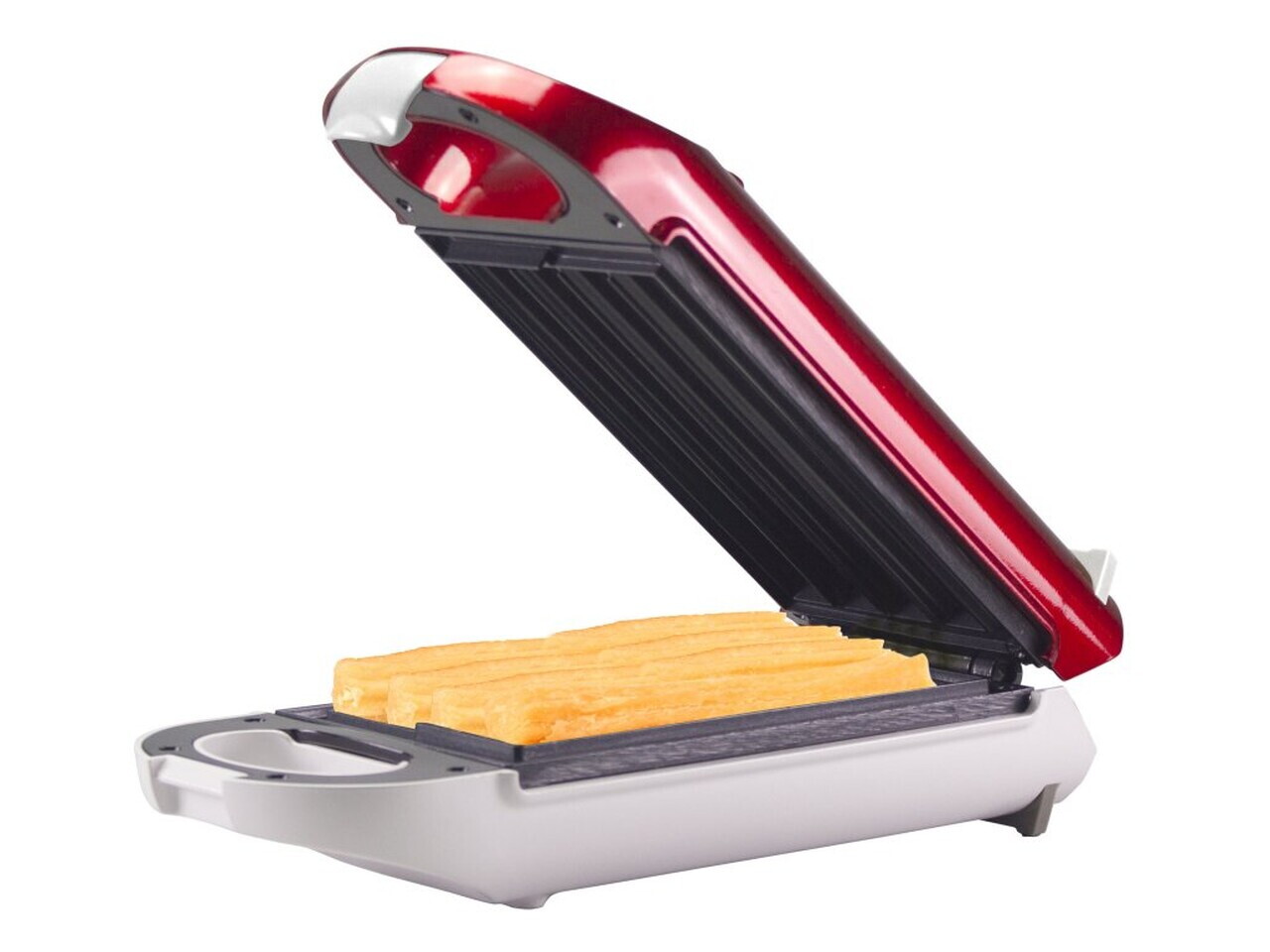 Aparat de facut churros Beper, 700W, capacitate 4 bucati, 19 cm, rosu/alb - imagine 5