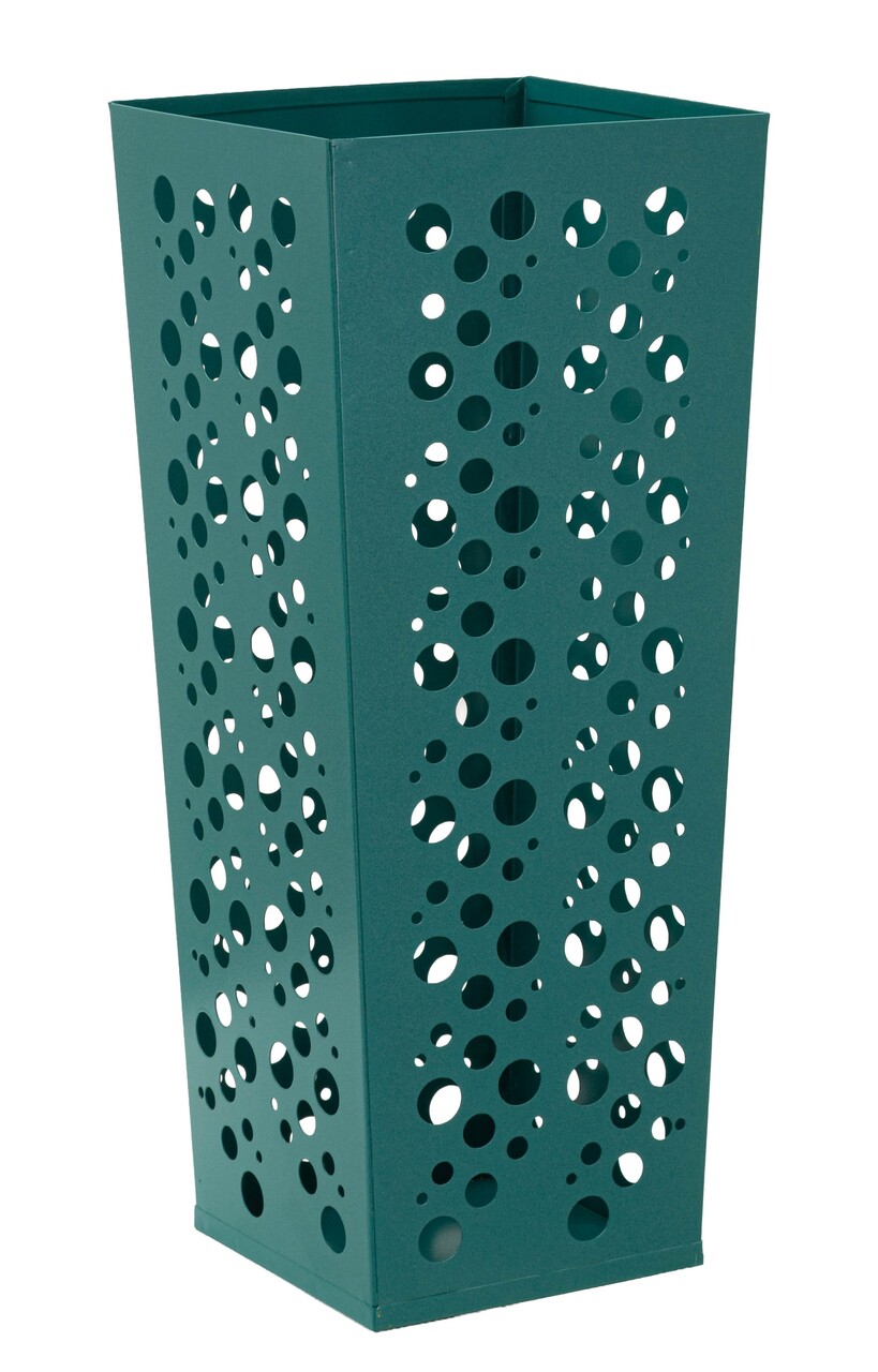 Suport pentru umbrele, Mauro Ferretti, Fit, 19x19x48 cm, metal, turcoaz - imagine 6