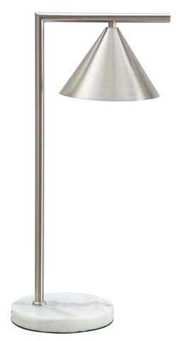 Lampa de masa gloty, mauro ferretti, 1 x e14, 40w, 18x27x53 cm, fier/marmura