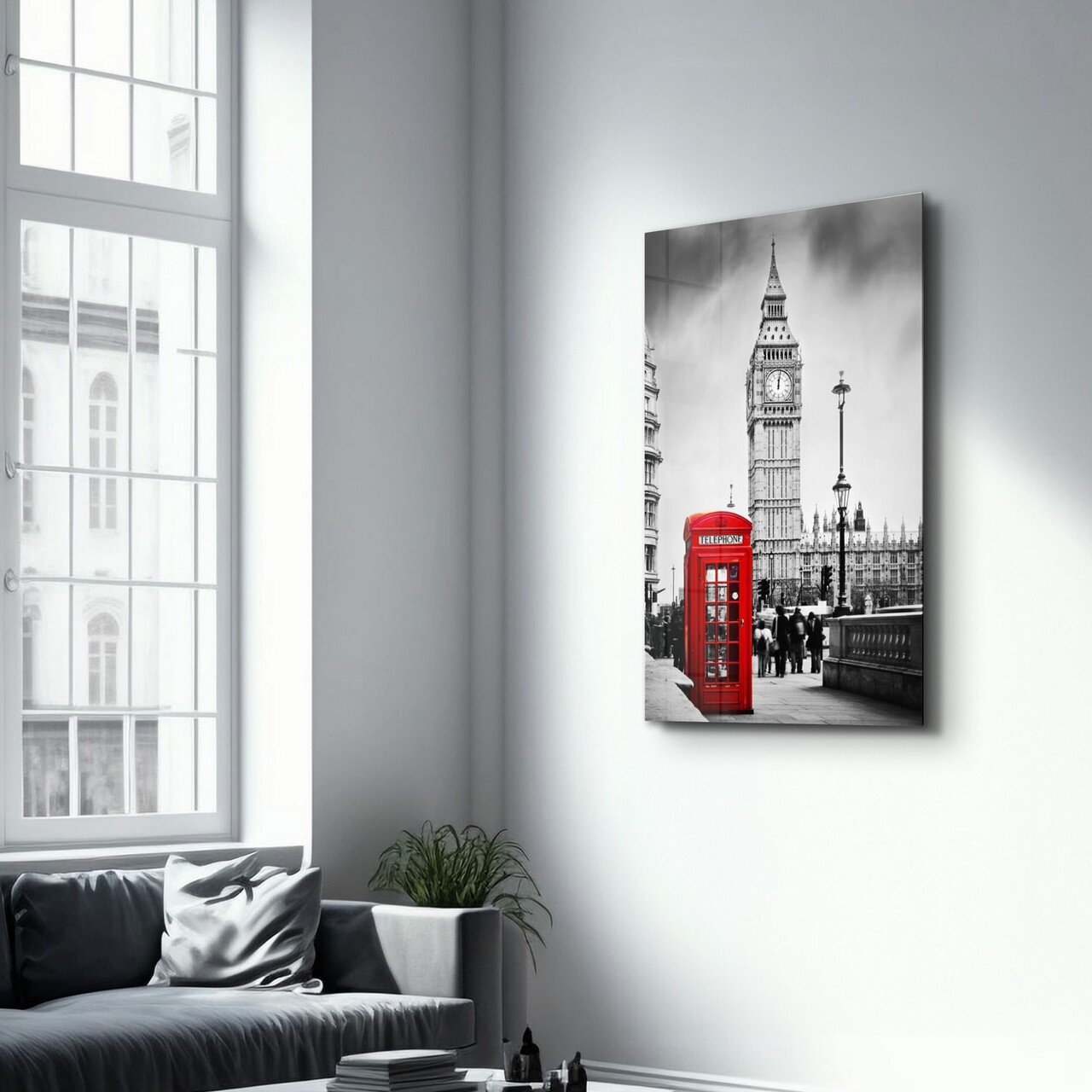 Tablou decorativ, OGLS-1214, Dimensiune: 35 x 55 cm, Multicolor - view 4