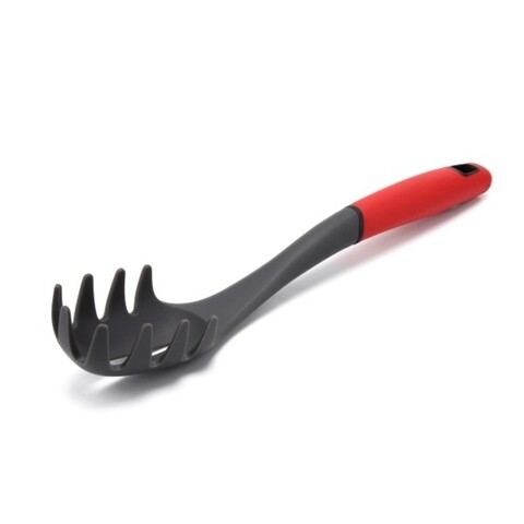 Lingura servire paste, luigi ferrero atlanta, 37 cm, nailon, rosu/negru