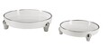 Bol decorativ Pin Little, Mauro Ferretti, 17.5x4.5 cm, ceramica, alb/argintiu