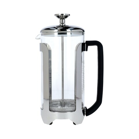 Cafetiera sticla French Press, Kitchen Craft, 8 cesti, 1 L, inox/sticla borosilicata