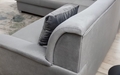 Coltar extensibil stanga 4 locuri ELTAP, BR48, Bergen, 247x214x83 cm, lemn/poliester, albastru
