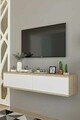 Dulap, Hanah Home, Didema, 120x25.5x30 cm, Stejar Safir / Alb