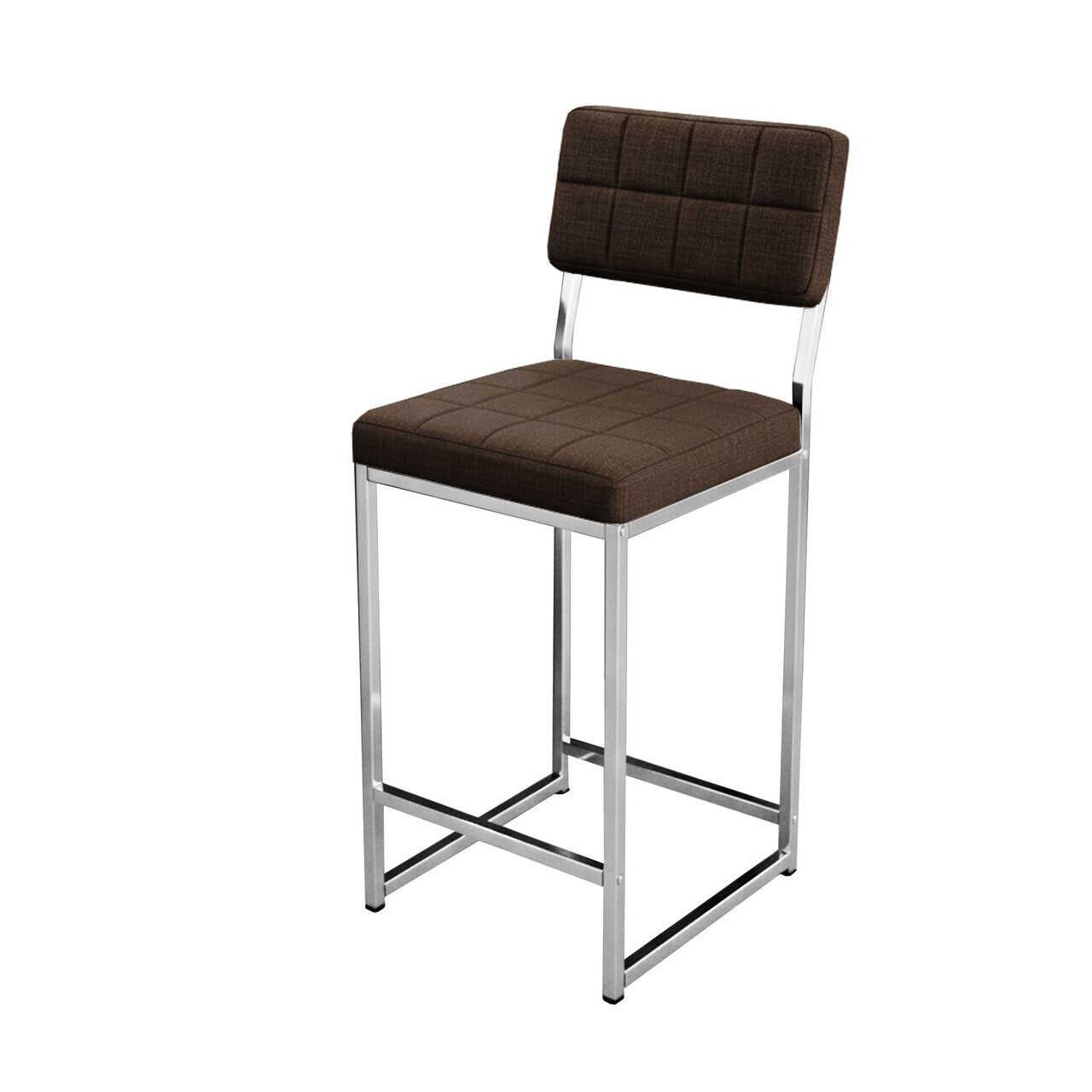Scaun de bar, Hanah Home, Retro 66, 40x98x40 cm, Maro — imaginea 6