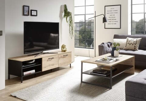 Comoda TV, Lucas, 155 x 43 x 42 cm, PAL, multicolor Hbz Meble