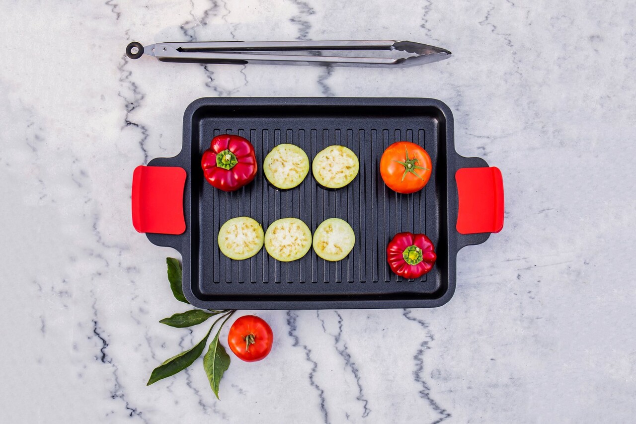 Tava grill, 34 x 22 cm, aluminiu, Noble - Zokura - imagine 7