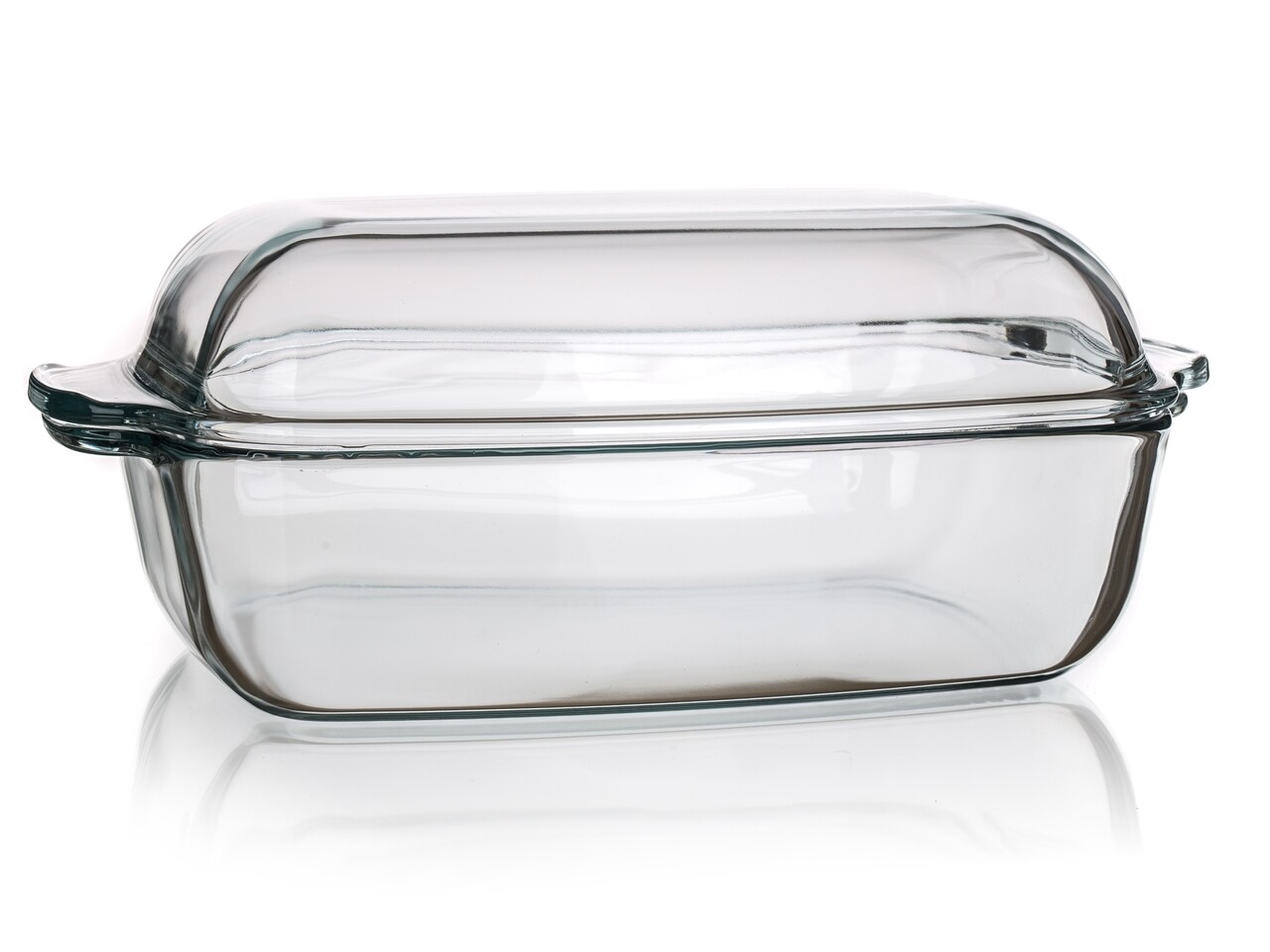 Vas De Copt Cu Capac Simax, Sticla Borosilicata, 36.5 X 20.8 Cm, 5.5 L