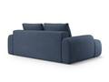 Canapea extensibila 4 locuri, Linz, Cosmopolitan Design, 250x100x84 cm, tesatura structurata, albastru inchis