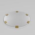 Oglinda decorativa, Neostill, Chakra, Metal, Auriu