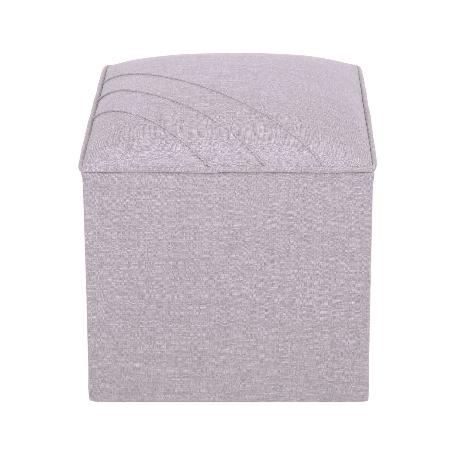 Taburet, Atelier del Sofa, 558ZEN1362, Frame: 100% SOLID FIR WOOD, Gri