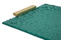 Tava decorativa Grent, Mauro Ferretti, 34x19.5x3 cm, polirasina, verde/auriu