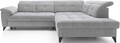 Coltar extensibil dreapta 5 locuri ELTAP, RT-04AU, Inferne, 297x210x107 cm, lemn/poliester, gri deschis