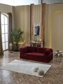 Canapea extensibila 3 locuri, Atelier del Sofa, 753SLC1121, Rosu claret