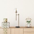Lampa de masa, Step - 13070, Fulgor, 18 x 24 x 66 cm, 1 x E14, 40W, auriu