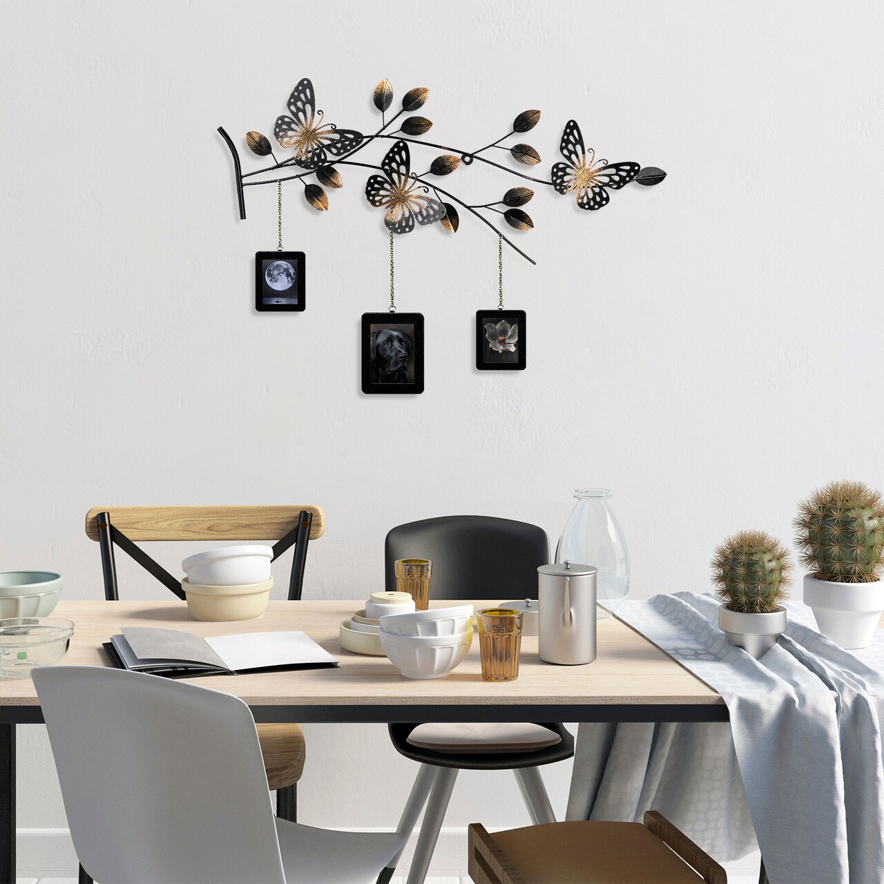 Decoratiune de perete, Dalvere 2, Dimensiuni: 93 x 65 x 4 cm, Multicolor - view 2