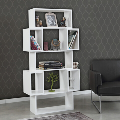 Corp biblioteca, comforty, box, 84x160x30 cm, alb