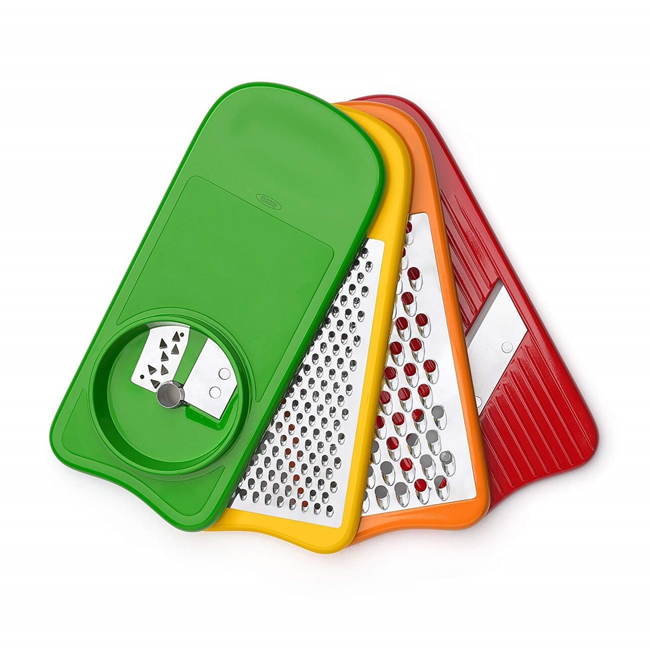 Set razuit si feliat, 6 piese, inox, "Good Grips" - OXO - imagine 8