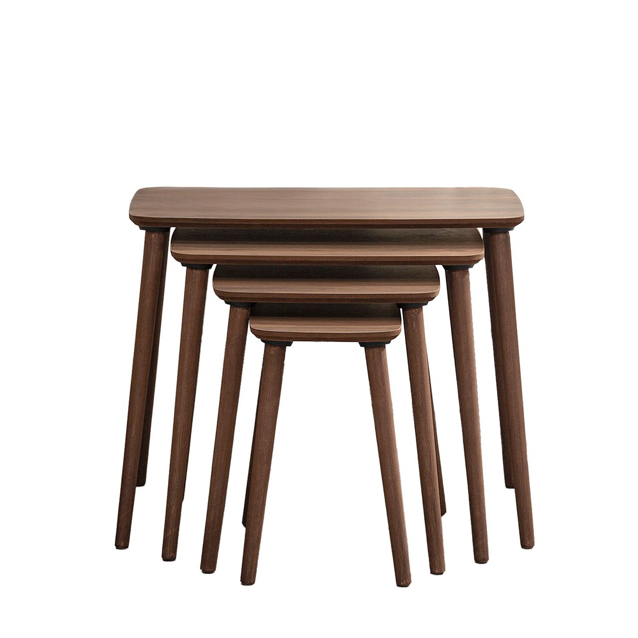 Set masute Nesting 4 piese, Hanah Home, Luci, Maro - imagine 6