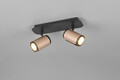 Plafoniera Gillan, TRIO, 30x12x16 cm, 10W, 2x GU10, metal, bronz