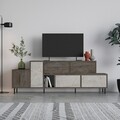Comoda TV, Decortie, Hermes Lagina, 171.2 x 60 x 35.6 cm, pal melaminat, multicolor