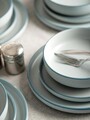 Serviciu de masa Mavi, Homla, 18 piese, ceramica, albastru