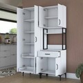 Dulap multifunctional, Rani, JE120, 120x198.6x40 cm, PAL, Alb