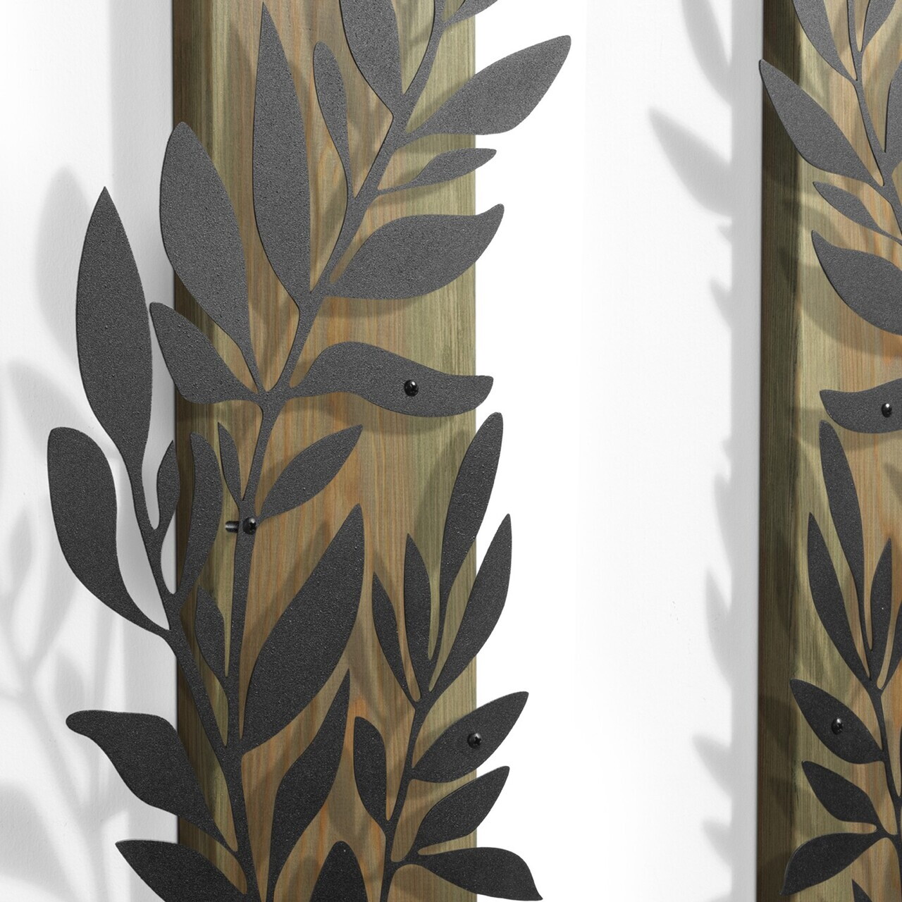 Decoratiune de perete, Olivia, Cadru: Lemn (Grosime: 2 cm), Verde/Negru — imaginea 4