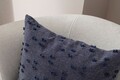 Husa de perna, Tuffet, 43x43 cm, Material: 100% POLIESTER, Albastru