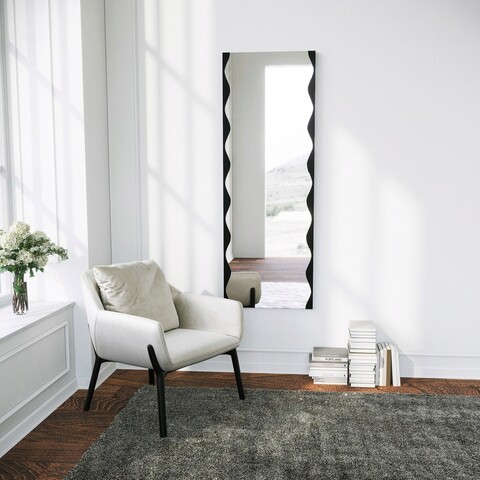 Oglinda decorativa, Neostill, Melodia, 50×140 cm, Negru mezoni.ro