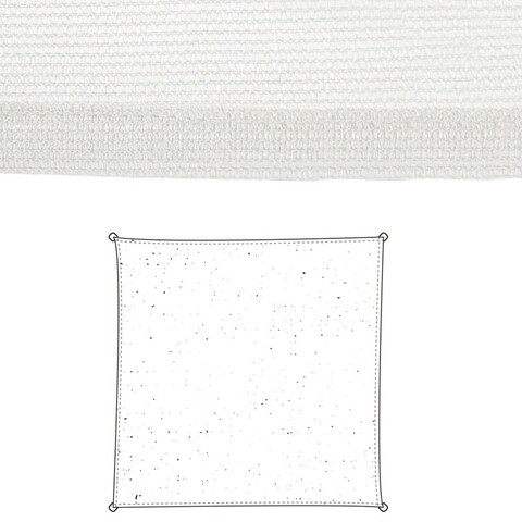 Copertina panza parasolar Awning, 3 x 3 m, polietilena, alb