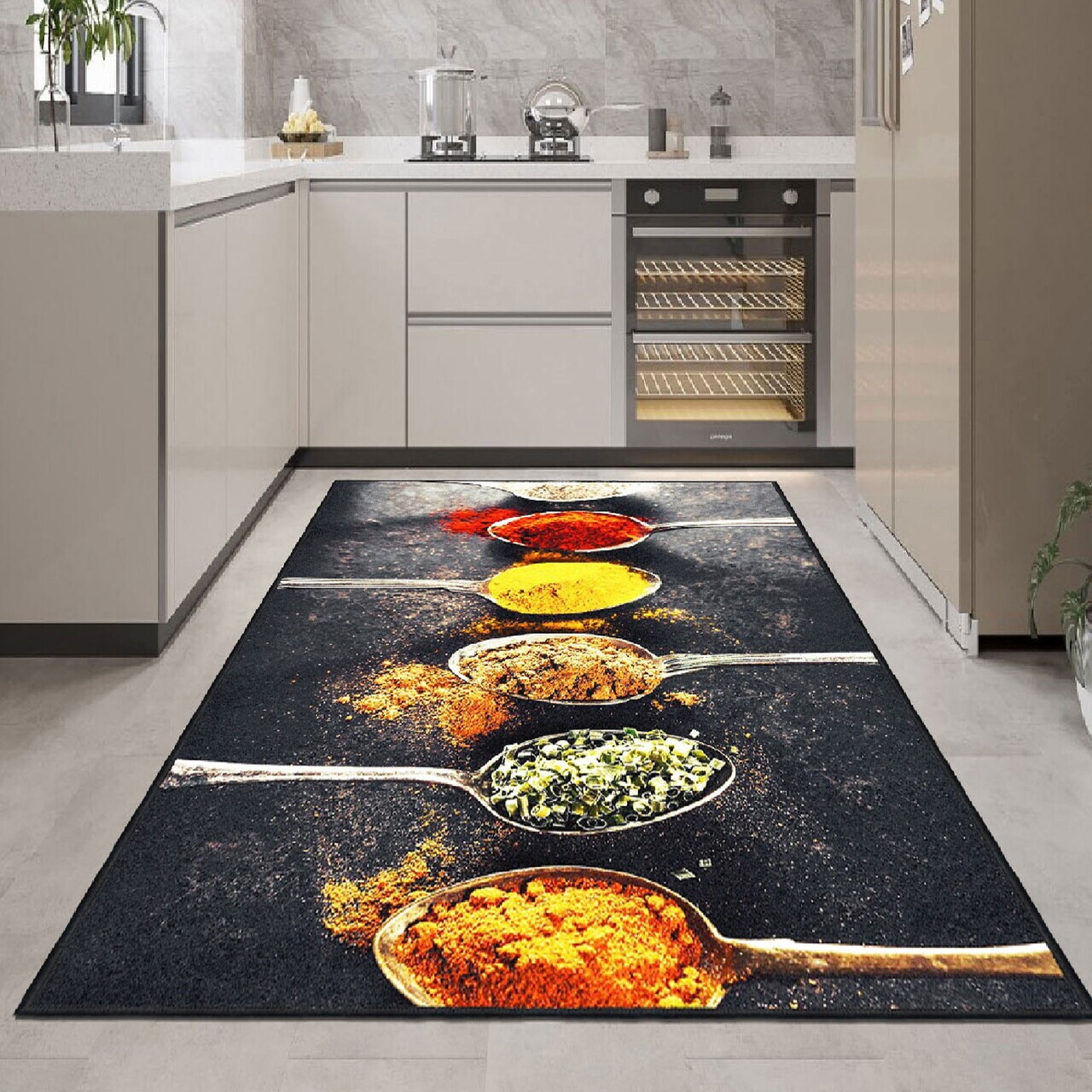 Covor Els2456 100x150 cm Catifea Multicolor