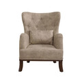 Fotoliu, Unique Design, 867UNQ1516, Lemn de carpen, Crem