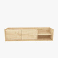 Comoda TV, Retricy, Krog, 160x35x36.8 cm, PAL, Stejar