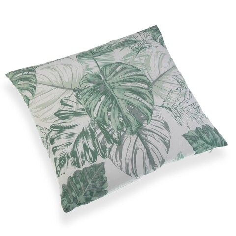Perna decorativa Exotic Leaves, Versa, 45 x 45 cm, poliester, menta cm