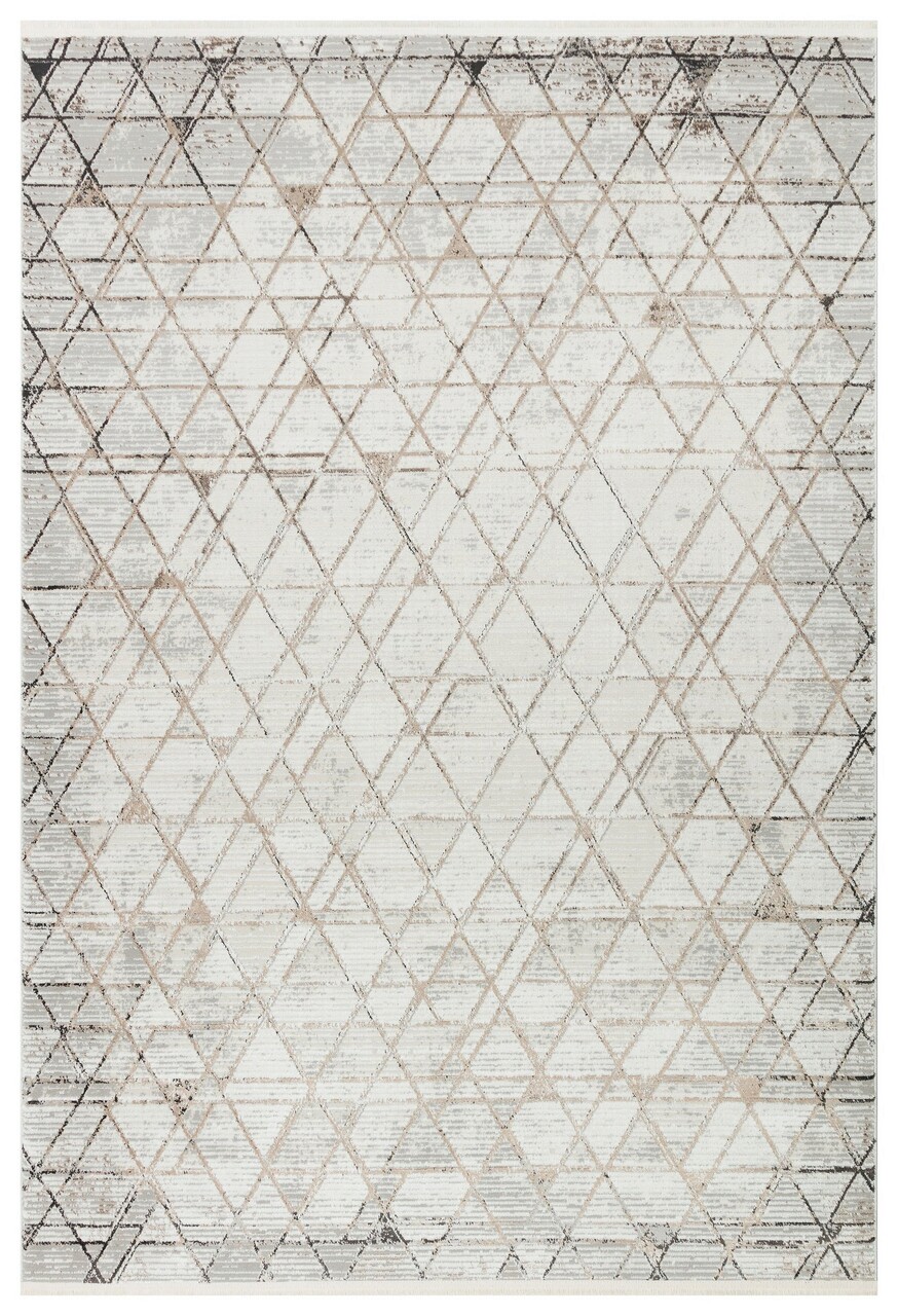 Covor, Tly 01, 200x290 cm, Poliester, Gri / Bej - 1 | YEO