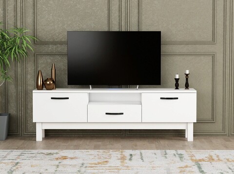 Comoda tv, coraline, suzi, 150x48.8x35.3 cm, alb