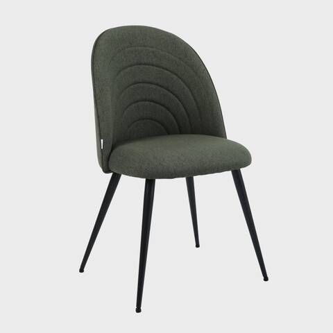 Scaun Ludi, Homla, 53x50x85 cm, metal/poliester, verde