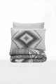 Lenjerie de pat dubla, Delos - Anthracite, Cotton Box, Bumbac Ranforce