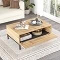 Mobilier living, Locelso, LV36, pal melaminat, stejar/negru